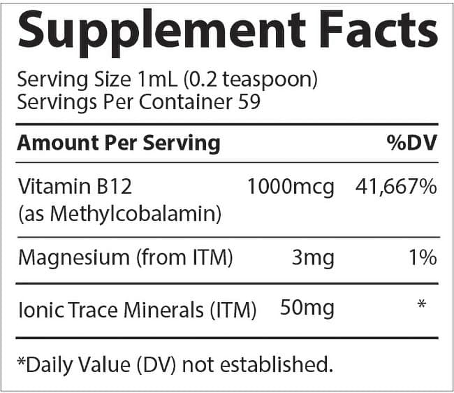 Trace Minerals - B12 - 59ml