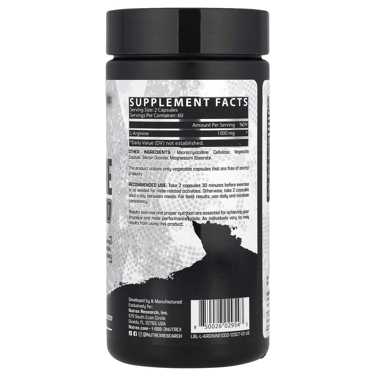 Nutrex Research - L-Arginine 1000 - 120 Caps