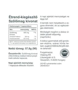 Vitaking - Grapeseed Extract - 90 Vcaps