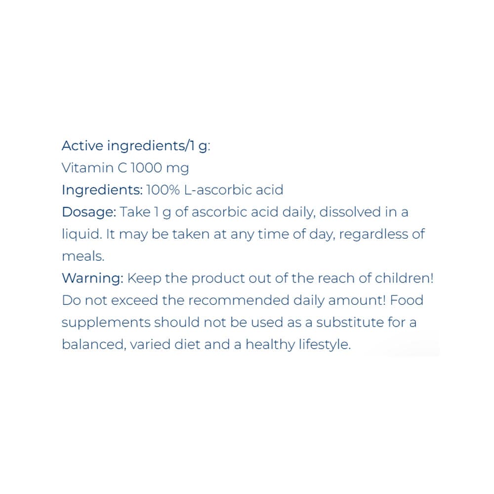 Nordvital - Vitamin C - 500 g, pulver