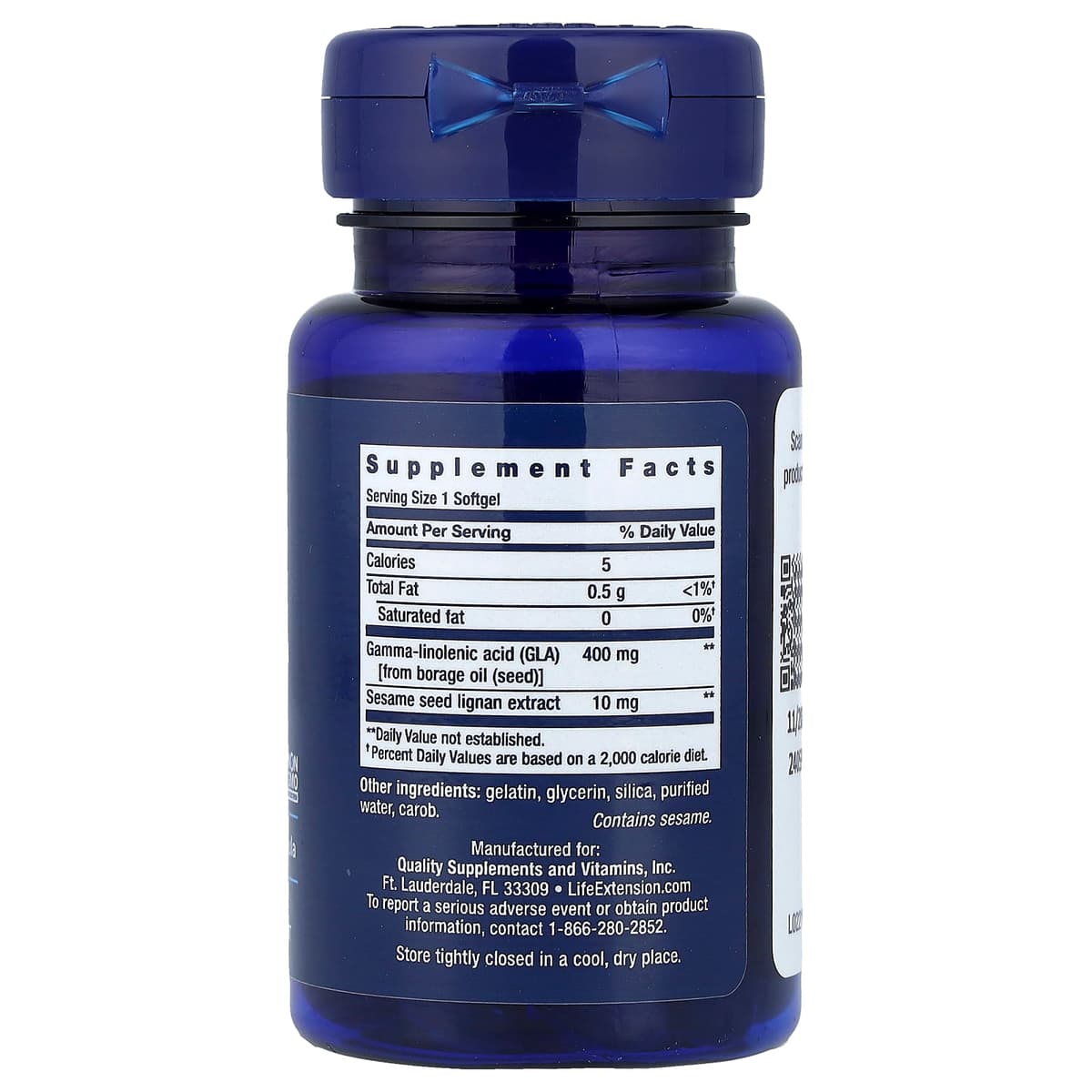 Life Extension - Mega Gla Sesame Lignans - 30 Kaps