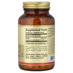 Solgar - GABA 500mg - 100 Caps