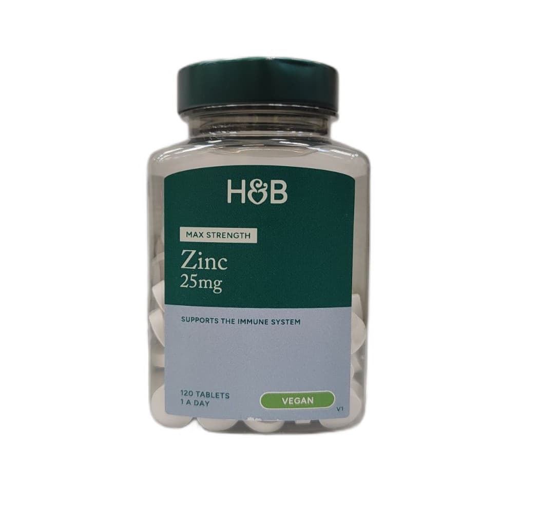 Holland & Barrett - Max Strength Zinc - 120 Tabs