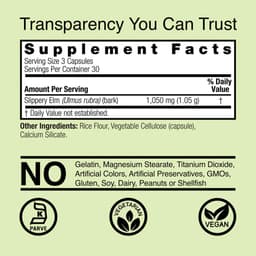 Nature'S Answer - Slippery Elm - 90 Vcaps