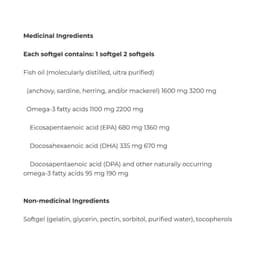 Natural Factors - Regenerlife Omega-3 Ultra Strength - 90 Sgels