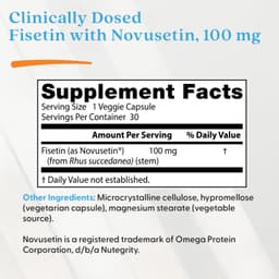 Doctor's Best - Fisetin With Novusetin - 30 Vcaps