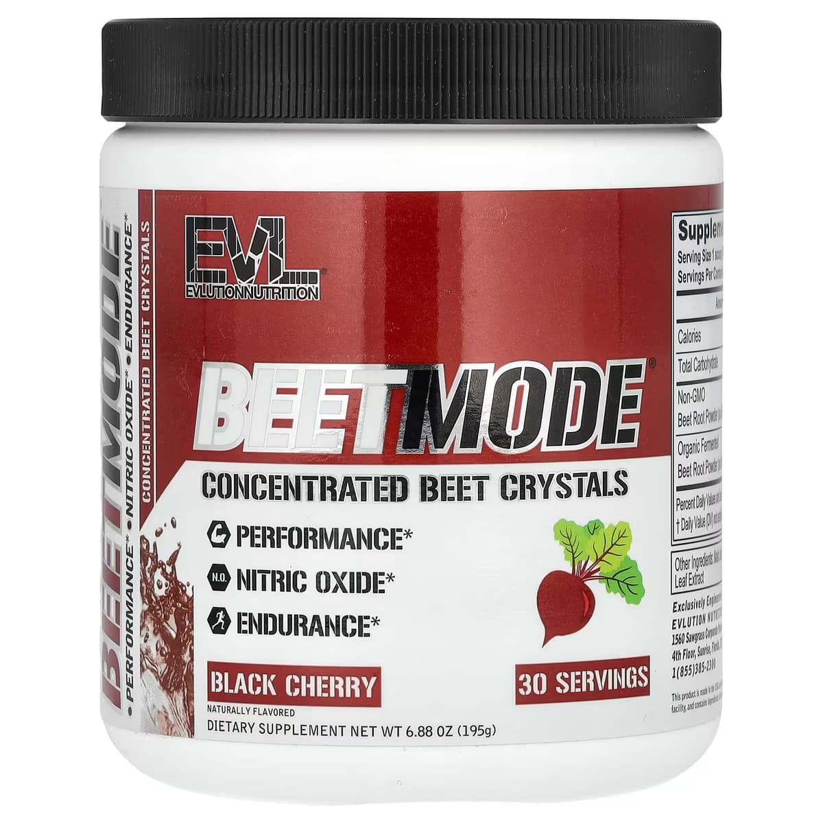 EVLution Nutrition - Beet Mode - Black Cherry - 6.88 oz