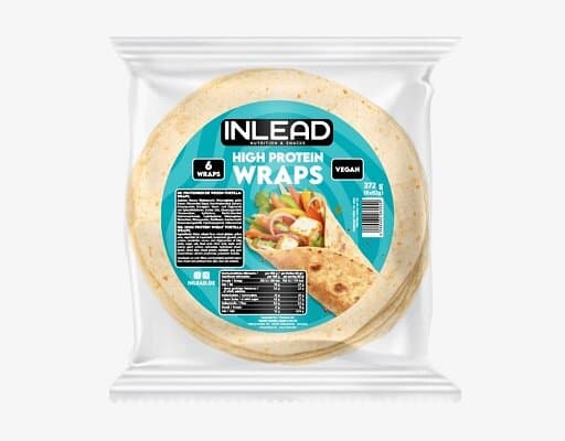 Inlead - High Protein Wraps - Unflavoured - 6 wraps
