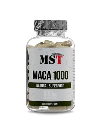 MST - Maca - 1000 mg, 120 kapslar – MST förpackning