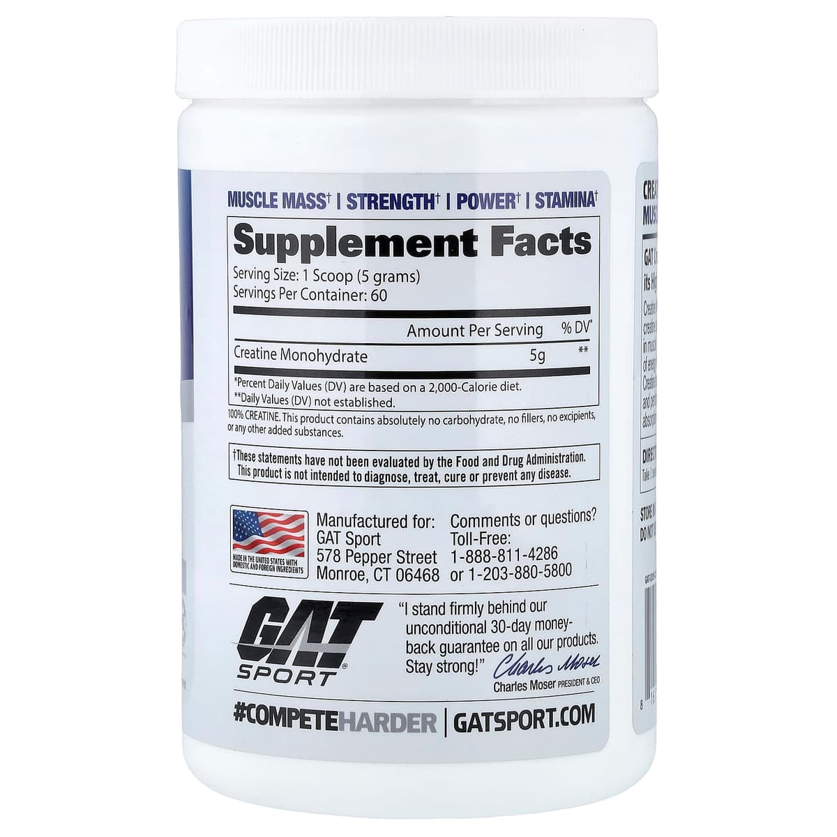 Gat Sport - Creatine - 299g