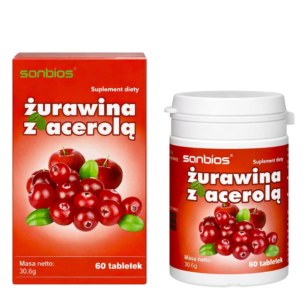 Sanbios - Cranberry With Acerola - 60 Tabs