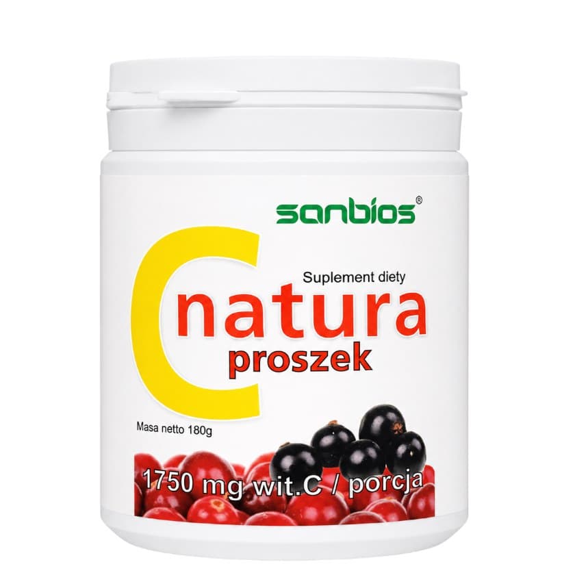 Sanbios - C Natura Powder - 180g – Sanbios förpackning