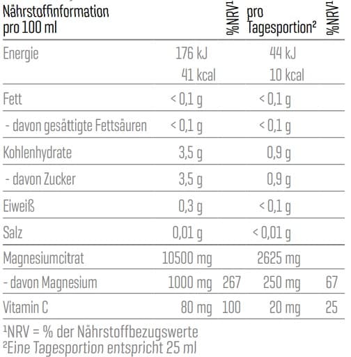 Body Attack - Flydende magnesium - 500 ml, appelsin
