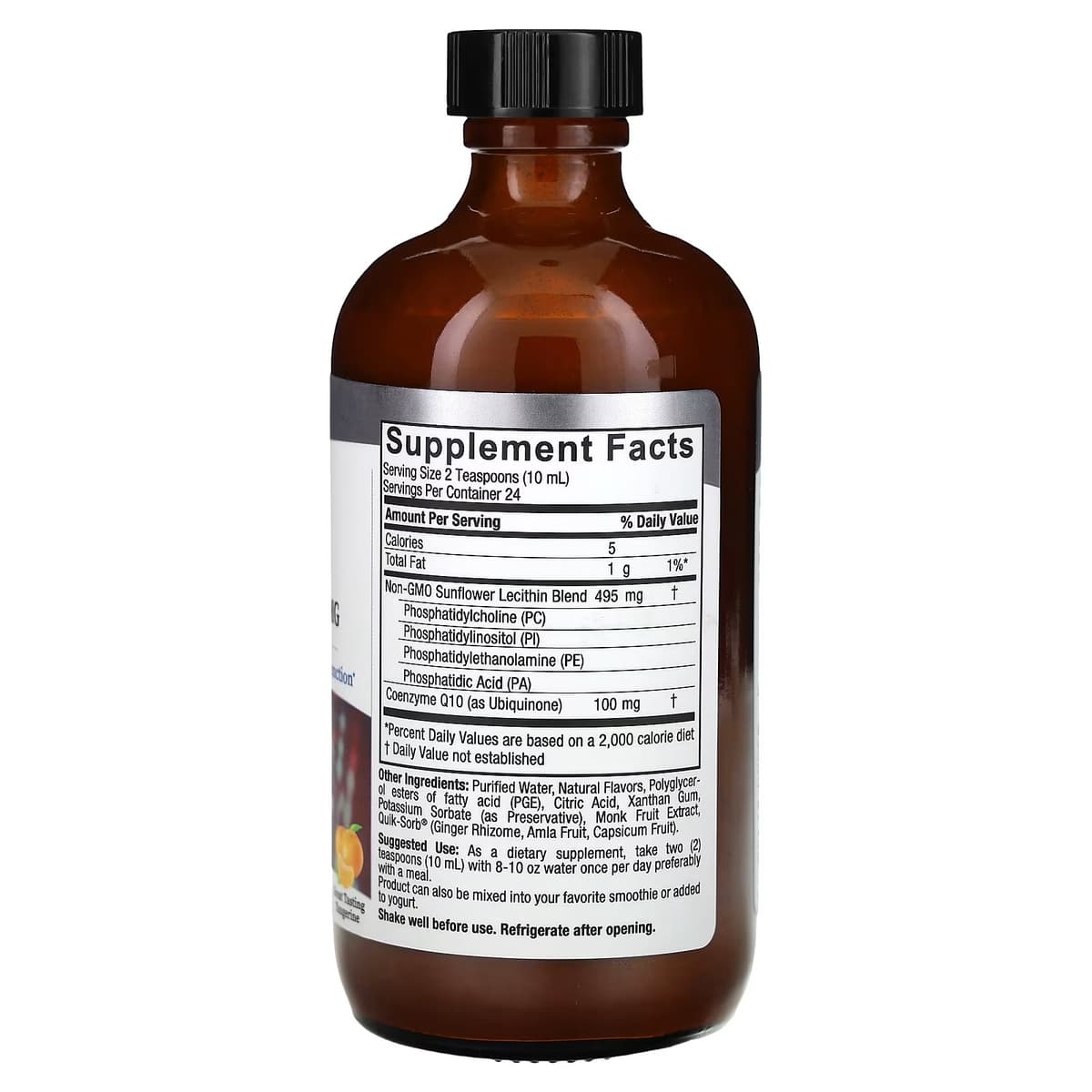 Nature's Answer - Co-Q10 100mg Liquid - Orange - 240ml