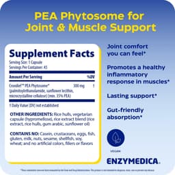 Enzymedica - Led & Muskel Pea Phytosome - 45 vcaps