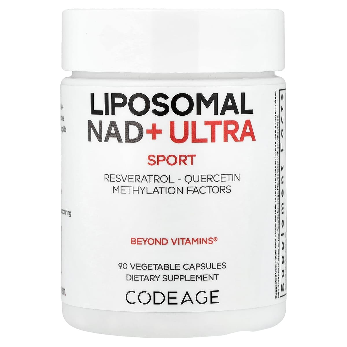 Codeage Liposomal Nad+ Ultra - 90 Vcaps - 90 Vegetable Caps