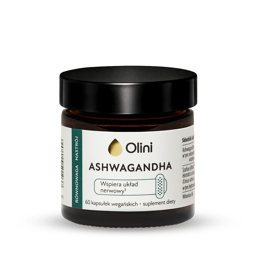 Olini - Ashwagandha Vegan Capsules 60 - 60 caps – olini förpackning