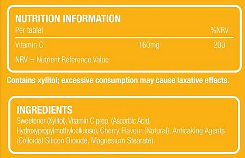 Nature's Aid - Super Stars Vitamin C (Cherry - 60 Tabs)
