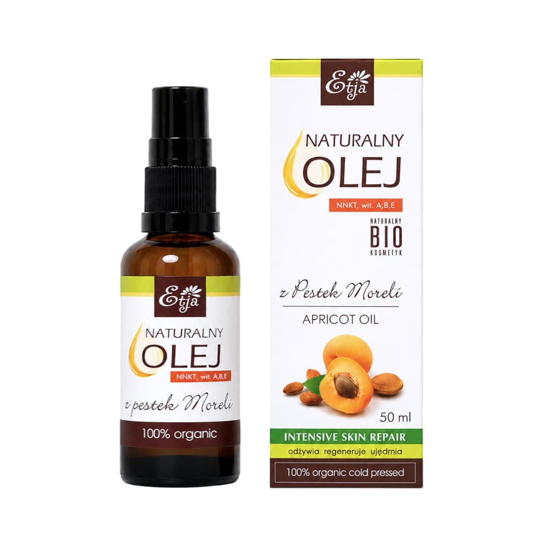 Etja - Natural Oil Apricot Kernel - 50ml – Etja förpackning