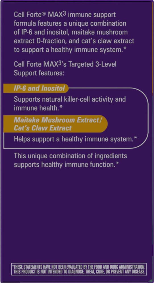 Nature's Way - Cell Forté Max3 - 120 Caps