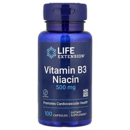 Life Extension - Vitamin B3 Niacin - 100 Capsules