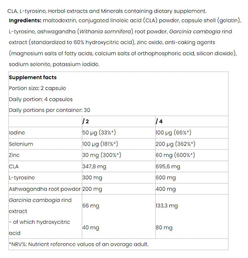 Nutriversum - Thyroid Caps For Women - 120 Caps