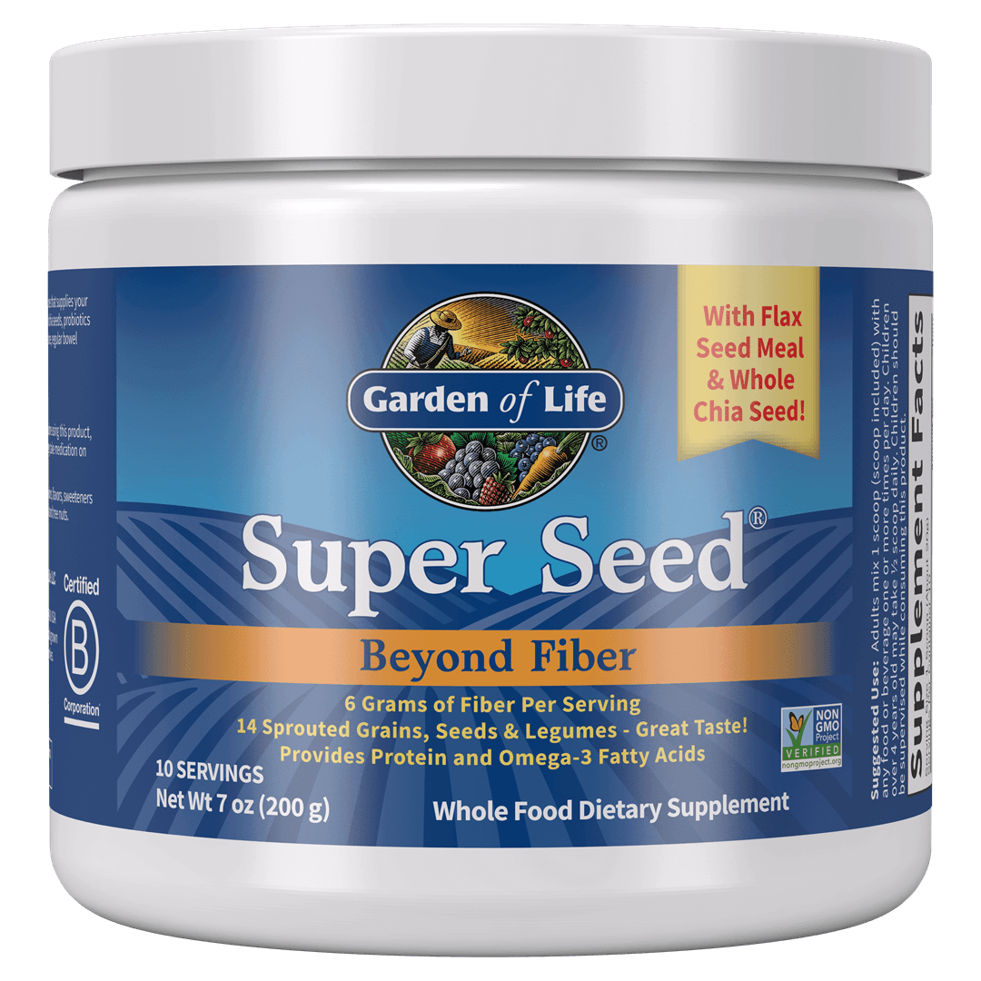Garden of Life - Super Seed Beyond Fiber - 7 oz – Garden Of Life förpackning