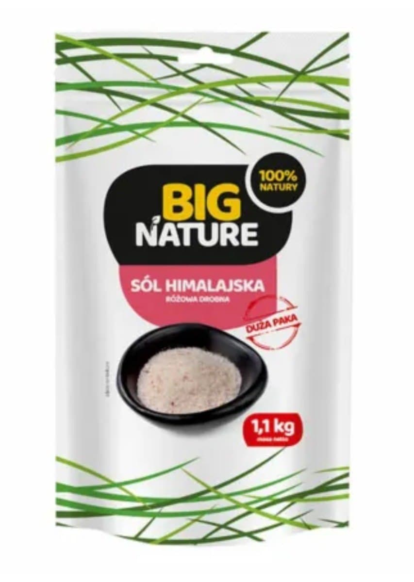 Big Nature - Himalayan Salt - 1.1 kg – Big Nature förpackning