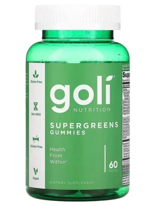 Goli Nutrition - Supergreens - 60 Karkkia
