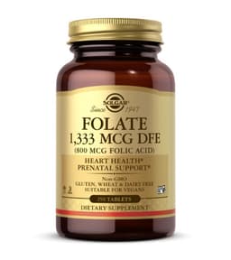 Solgar Folate 1333mcg Dfe 800mcg Folic Acid 250 Tabs