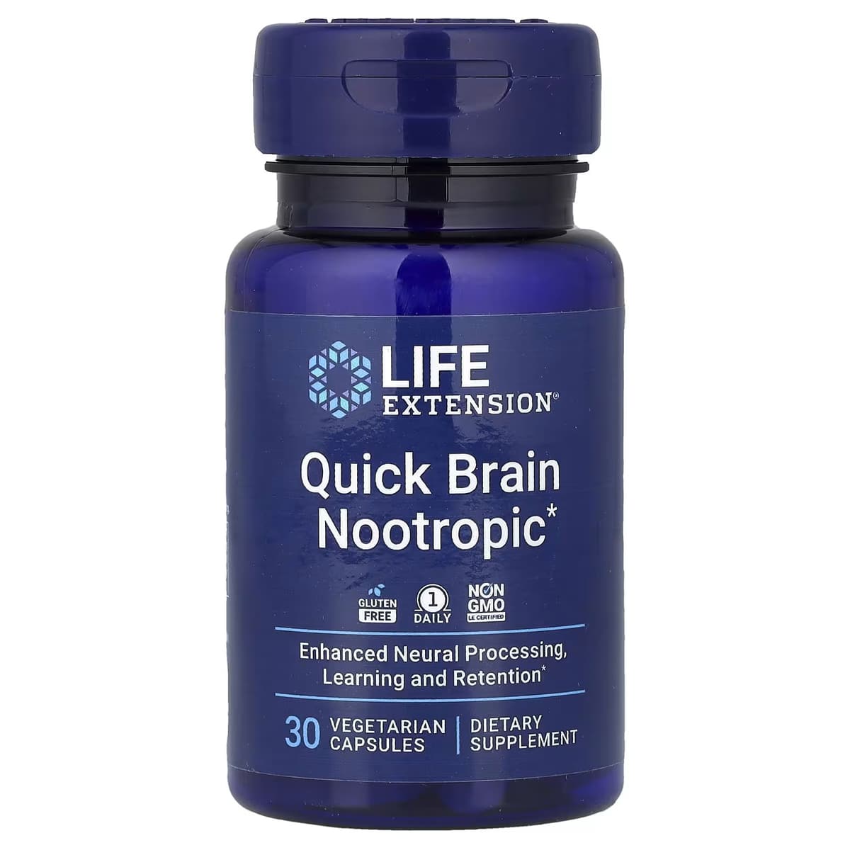Life Extension - Quick Brain Nootropic - 30 Vcaps