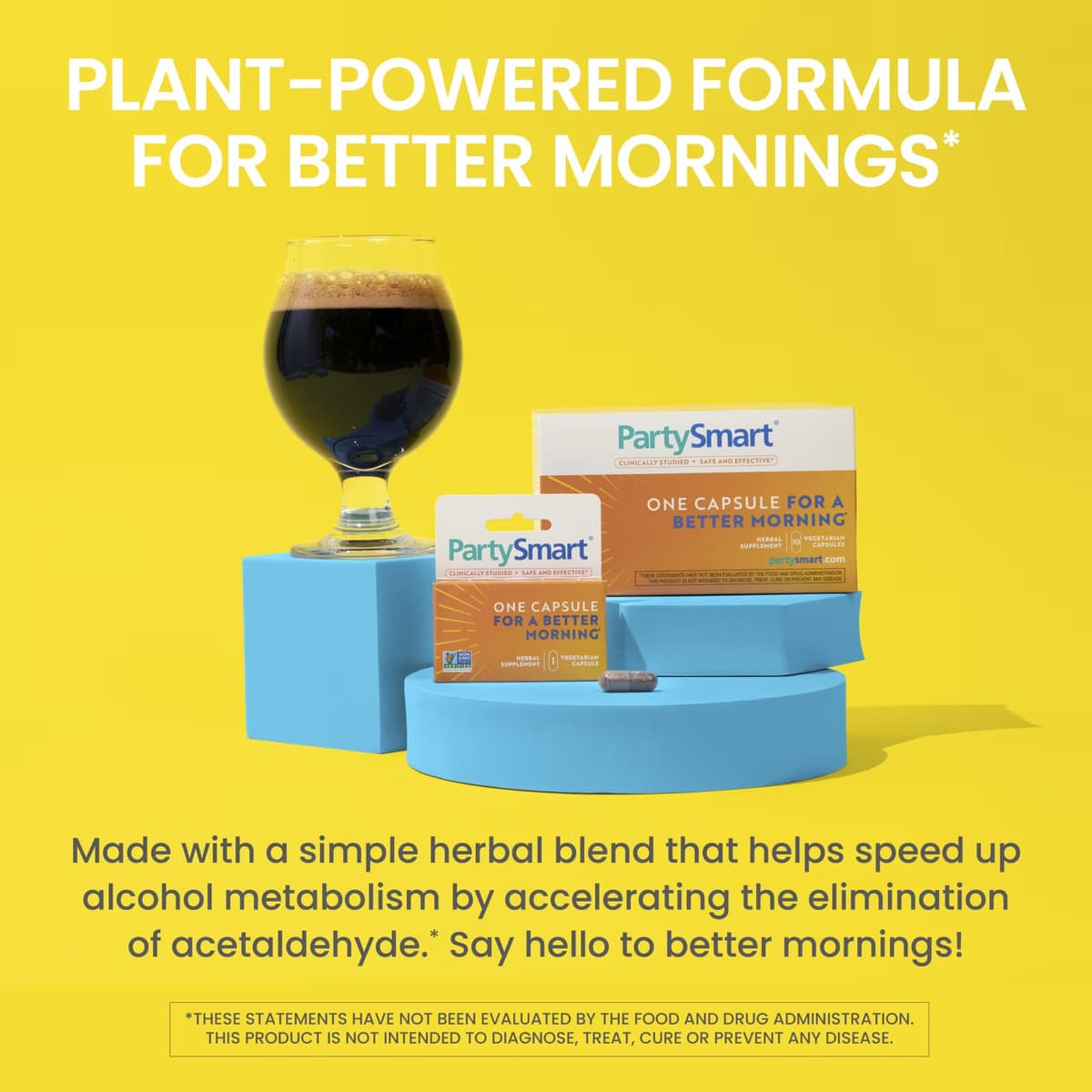 Partysmart - One Caps For A Better Morning - 4 Vcaps