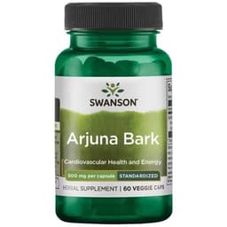 Swanson - Arjuna Bark - 500mg, 60 Vcaps