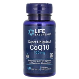 Life Extension - Super Ubiquinol CoQ10, 100mg - 60 Sgels