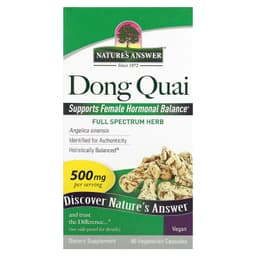 Nature's Answer - Dong Quai - 90 Vegetarian Capsules