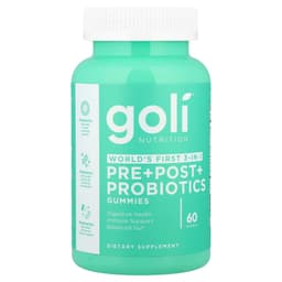 Goli Nutrition - Pre+Post+Probiotics Gummies - 60 Gummies