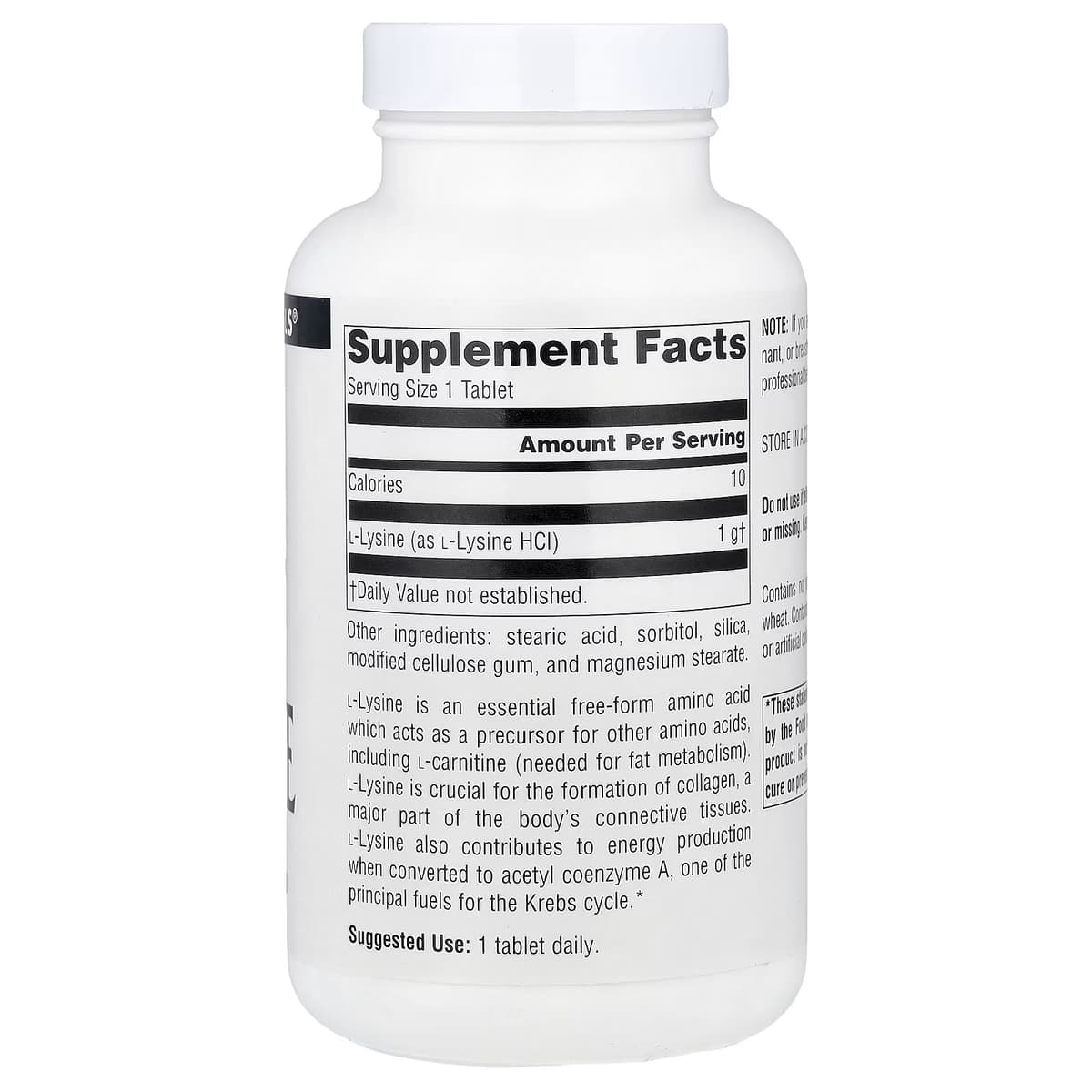 Source Naturals - L-Lysine - 100 Tabs