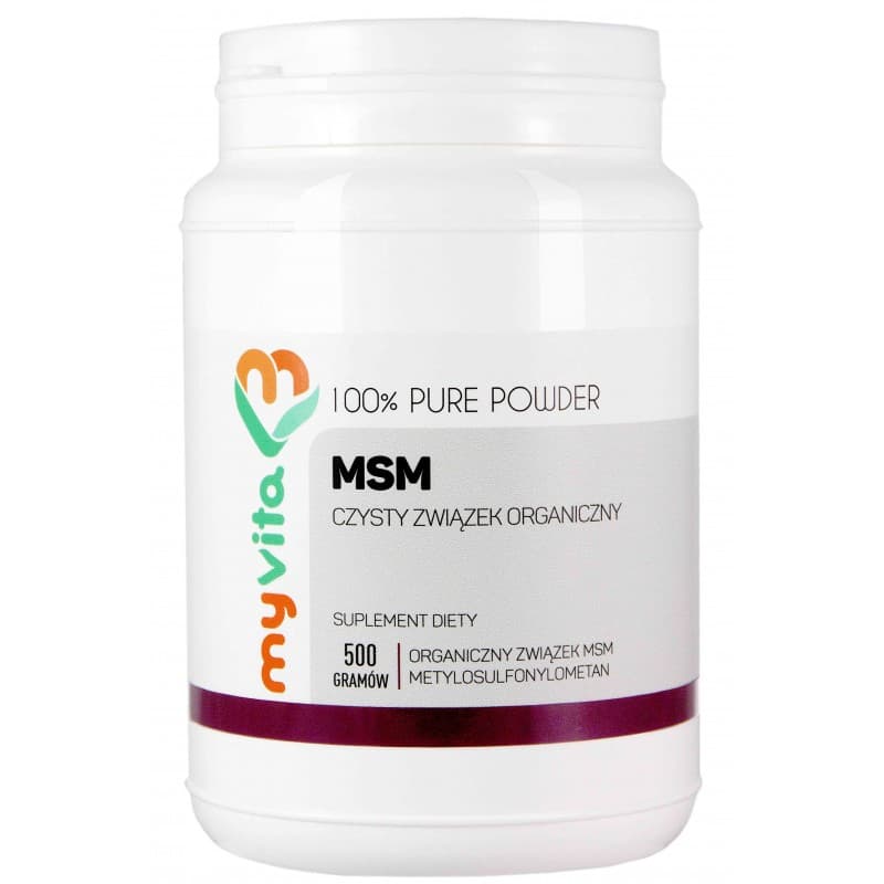 Myvita - MSM Powder – MyVita förpackning
