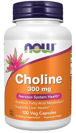 NOW Foods - Choline - 100 Vcaps