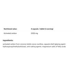 Allnutrition - Activated Charcoal - 120 Caps