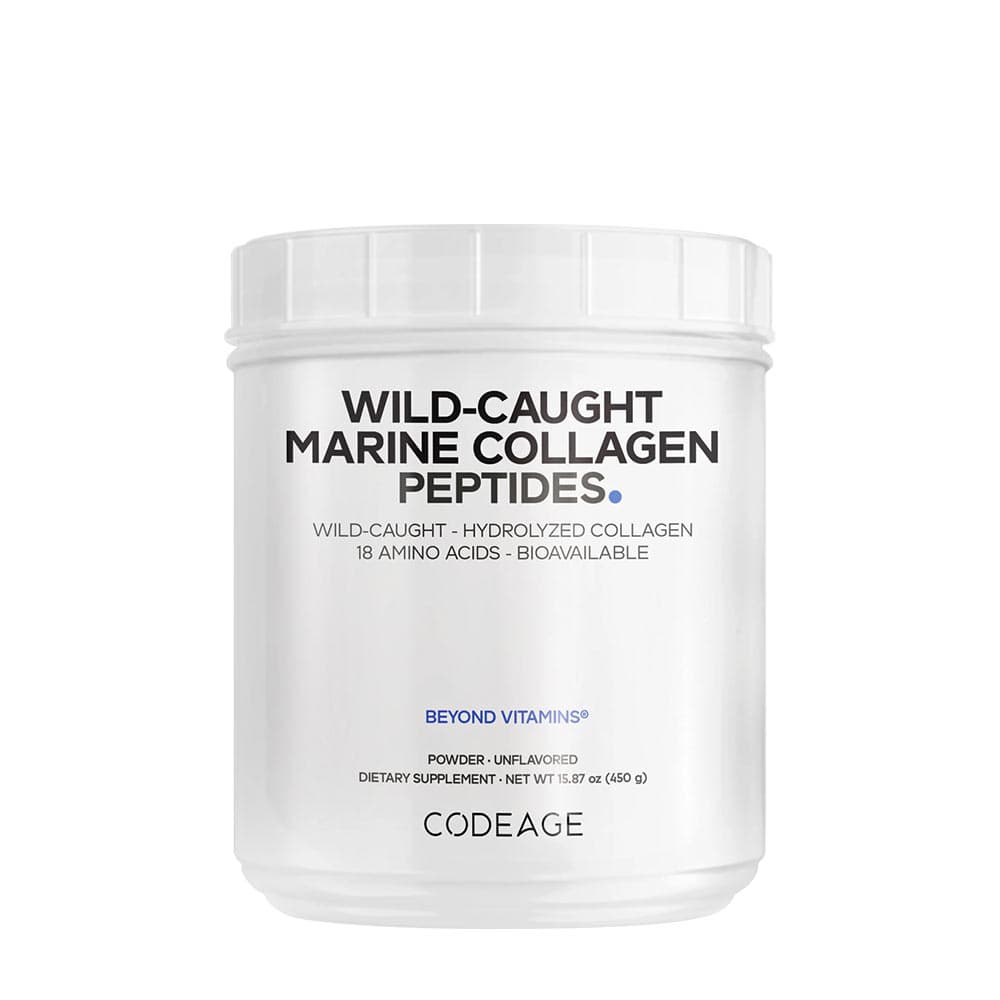 Codeage Wild Caught Marine Collagen Peptides - 450g – Codeage förpackning