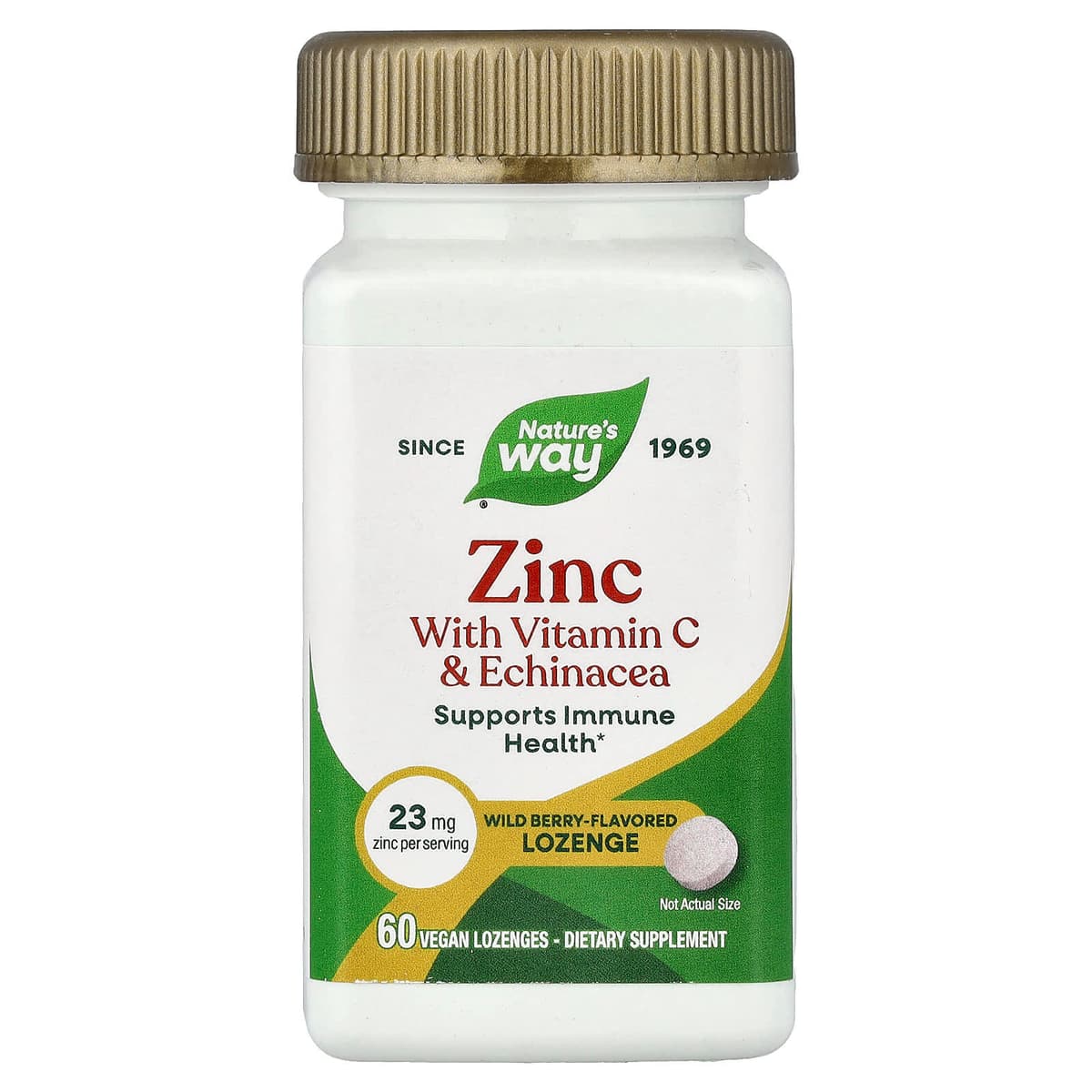 Nature'S Way - Zinc Lozenges (Wild Berry - 60 Tabs)