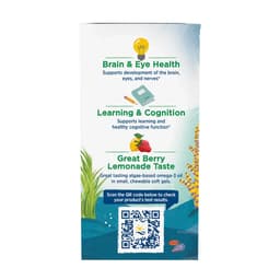 Nordic Naturals - Children'S DHA Vegetarian 375mg Berry Lemonade - 120 Gummies