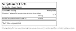 Swanson - Vitamin D3 & K2 - 60 Caps