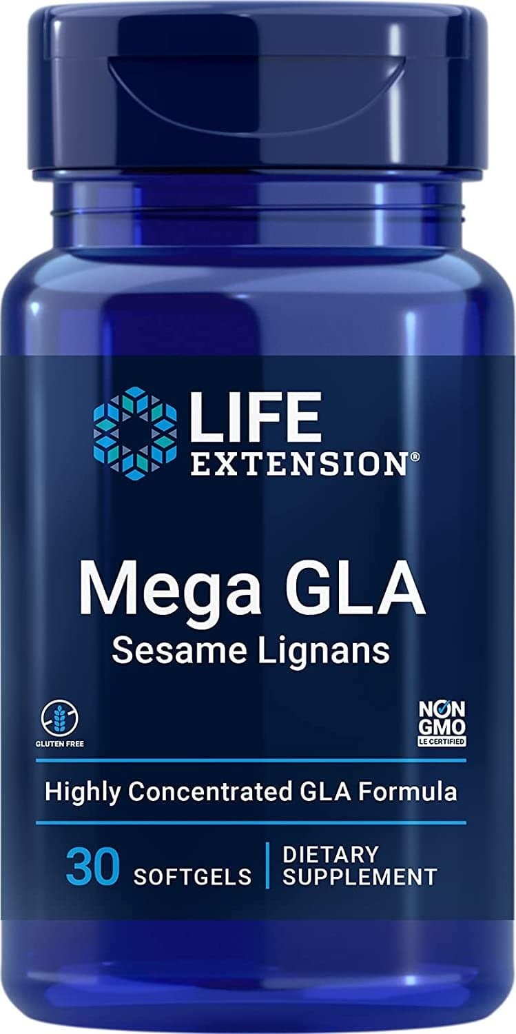 Life Extension - Mega Gla Sesame Lignans - 30 Sgels – Life Extension förpackning