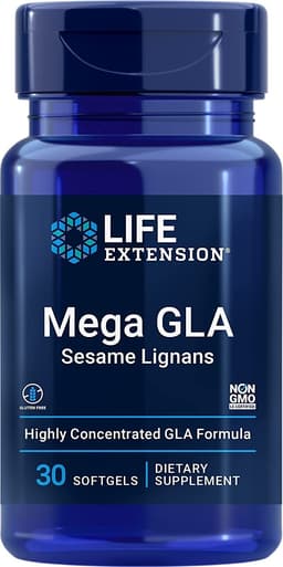 Life Extension - Mega Gla Sesame Lignans - 30 Sgels