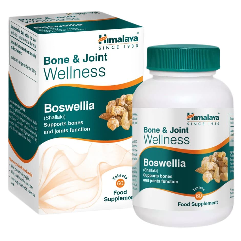 Himalaya Herbals - Bone & Joint Wellness Boswellia - 60 Tabs – Himalaya förpackning