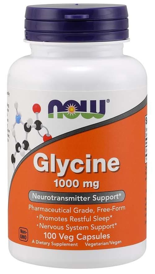 NOW Foods - Glycine - Amino Acid Support – NOW Foods förpackning