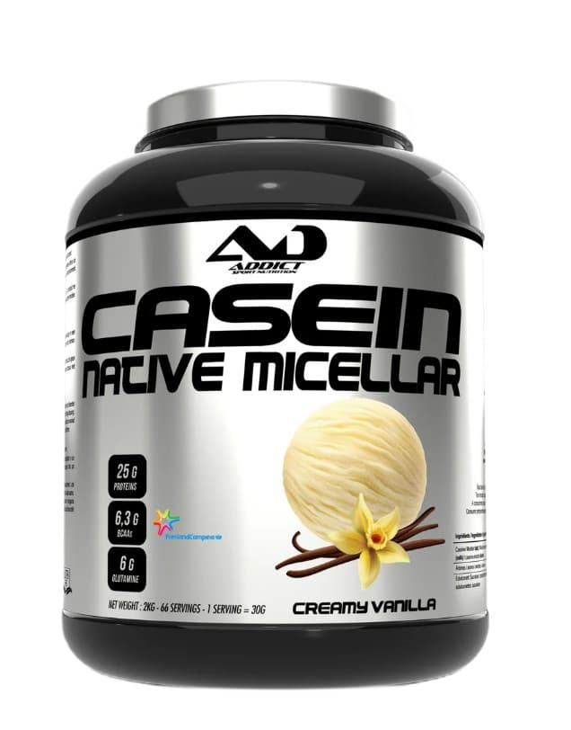 Addict Sport Nutrition - Micellar Casein Creamy Vanilla - 2000g