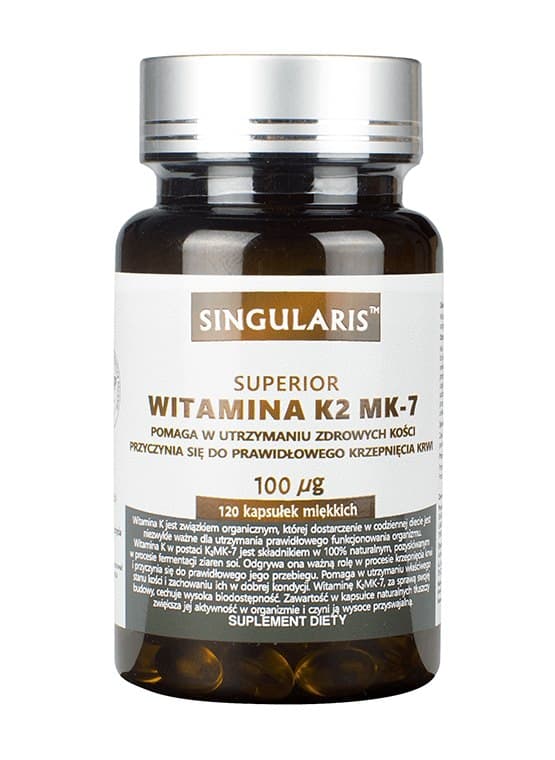 Singularis - Superior Vitamin K2 MK-7 - 120 Caps – Singularis förpackning